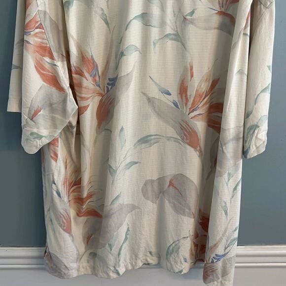 Tommy Bahama NWT 100% Silk Hawaiian shirt Men’s 2XL Big & Tall - Picture 11 of 13